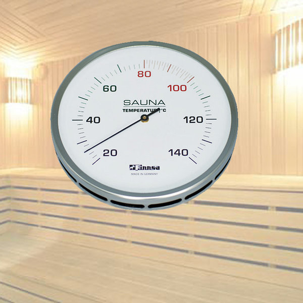 Sauna Thermometer Edelstahl