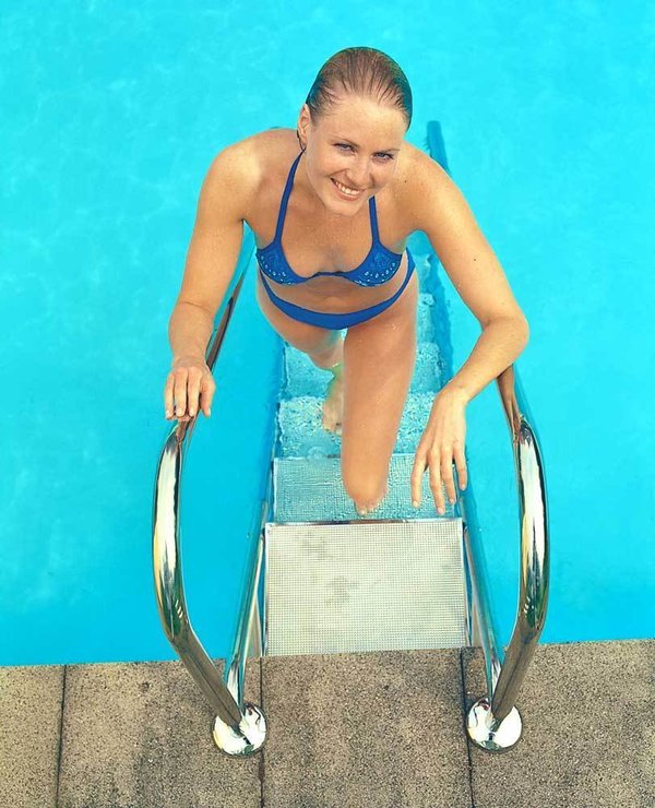 Schwimmbad-Treppe Miami Vario Edelstahl ABS